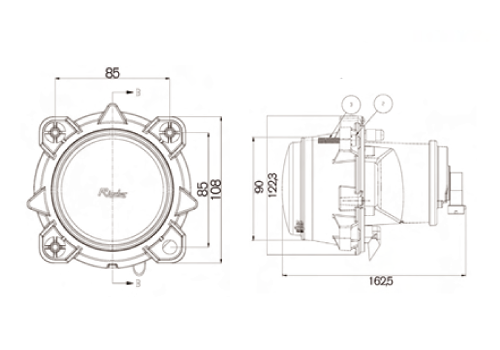 Inbouw Koplamp Dimlicht H7