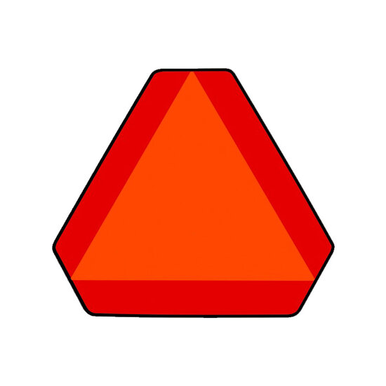 Marker Sign Slow Driving Traffic