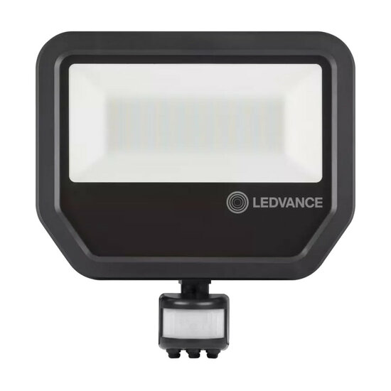 50W LED Bouwlamp 230V + Sensor 3000K