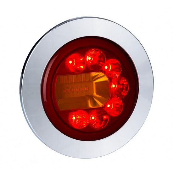 Horpol LED Rear Lamp Left Chrome LUNA LZD 2446