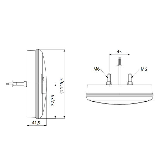 Horpol LED Rear Lamp Hamburger LZD 740