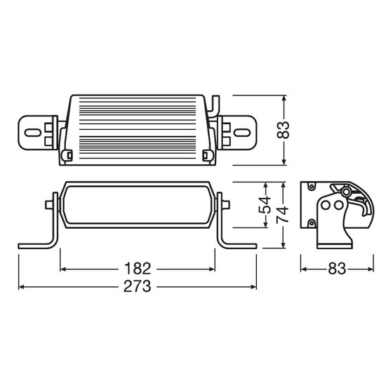 Osram LED Lightbar Verstraler FX125-SP GEN2 18cm