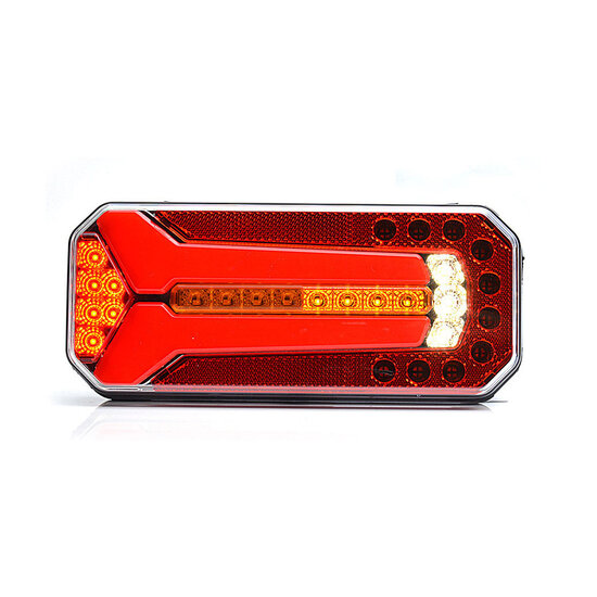 WAS LED Achterlicht 4-Lichtfuncties + 5-polige Bajonet Connector