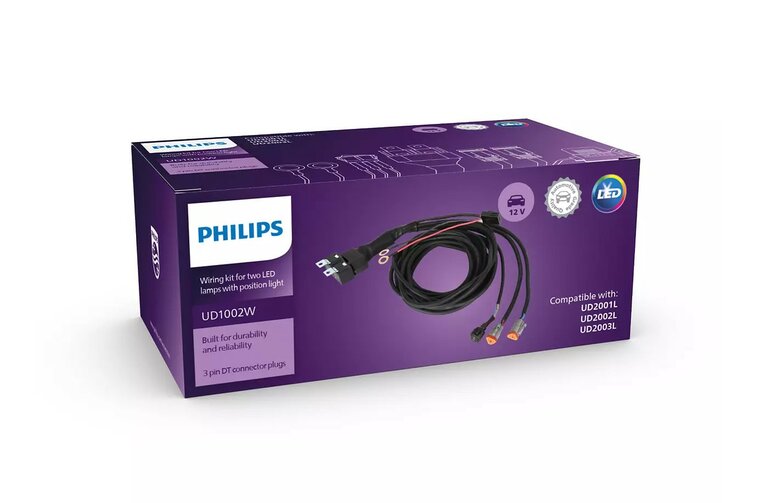 Philips UD1002WX1 Kabelboomset | 2 Lampen | Incl. draad voor stadslicht