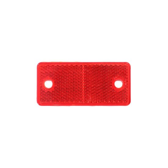 Reflector rechthoekig Rood 4,4 X 9,4 CM