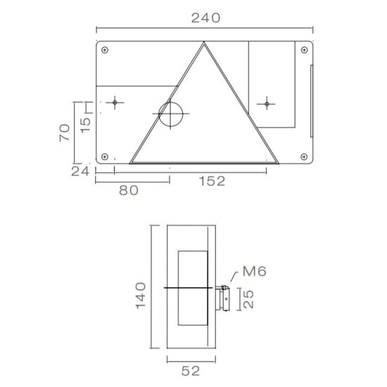 Achterlicht Aspöck Multipoint 1 Rechts