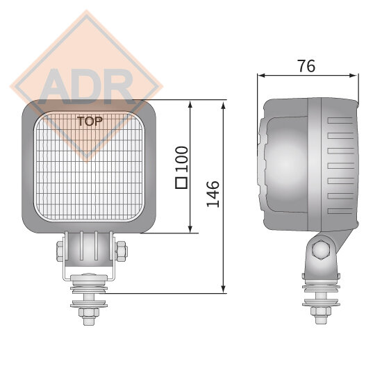 LED Werklamp ADR 1500LM Met Certificaat