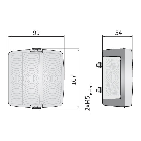 Rear Light LT4 4-functions
