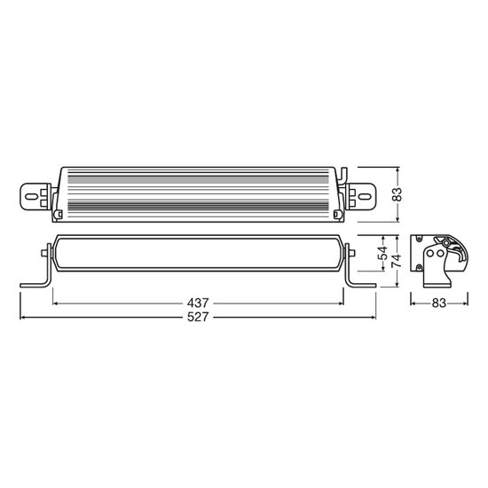Osram LED Lightbar Combi FX500-CB SM GEN2 43cm
