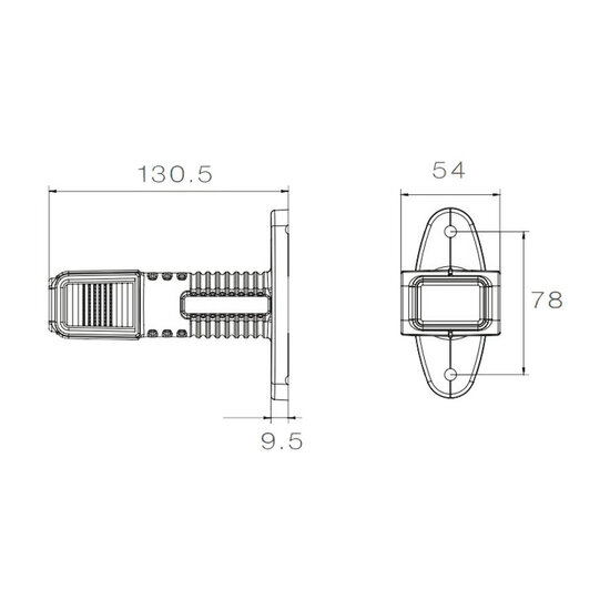 Aspöck LED Markeringslamp Superpoint IV Lang | Links