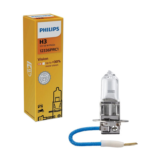 Philips H3 Halogeen lamp 12V PK22s Vision