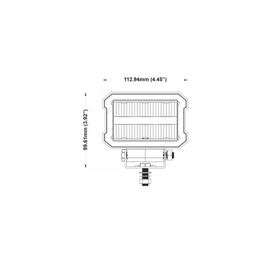 Boreman LED Werklamp 4000LM + Stadslicht (Rood of Oranje)