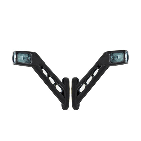 Set LED Markeringslampen 3-functies schuin 12V