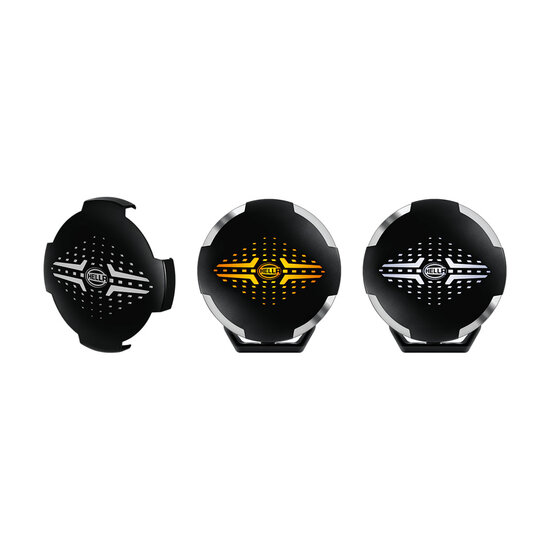 Hella LED Spotlight Blade 7" Black White/Orange Position Light Ref 50