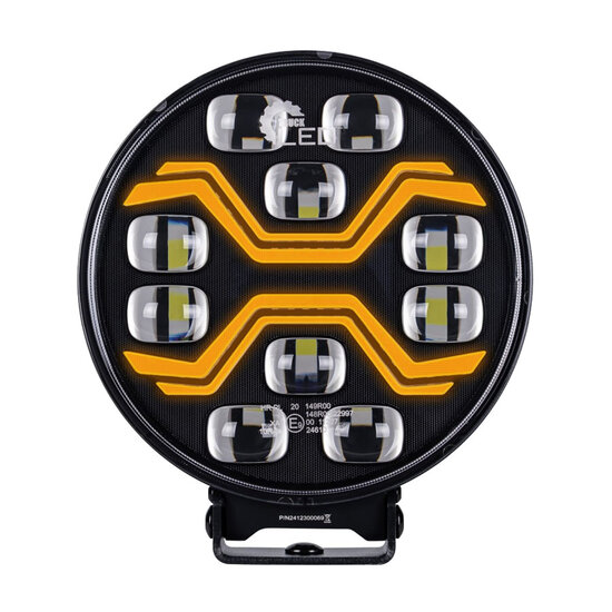 X-Spider Toxic LED Spotlight Round | DRL + LED Flasher