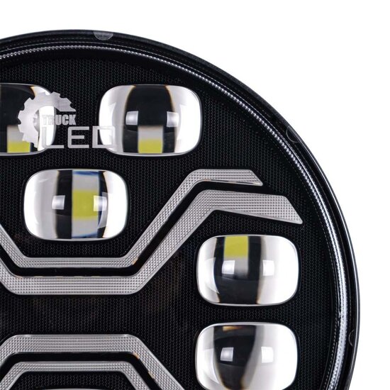 X-Spider Toxic LED Spotlight Round | DRL + LED Flasher