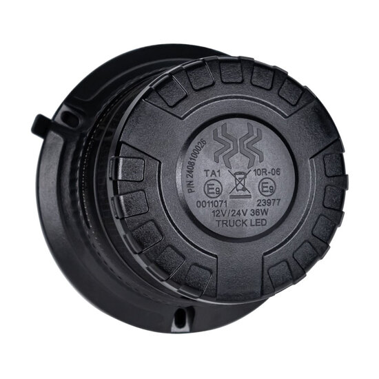 X-Spider LED Rotating Light Dark Look | Magnet | Orange