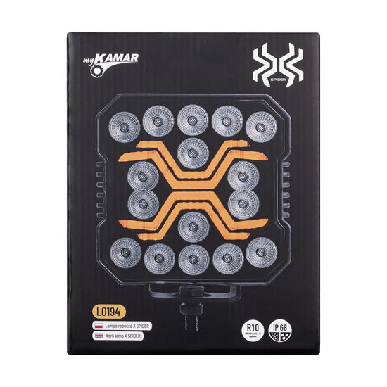 X-Spider LED Werklamp | Wit + Oranje | DRL | 4200 LM