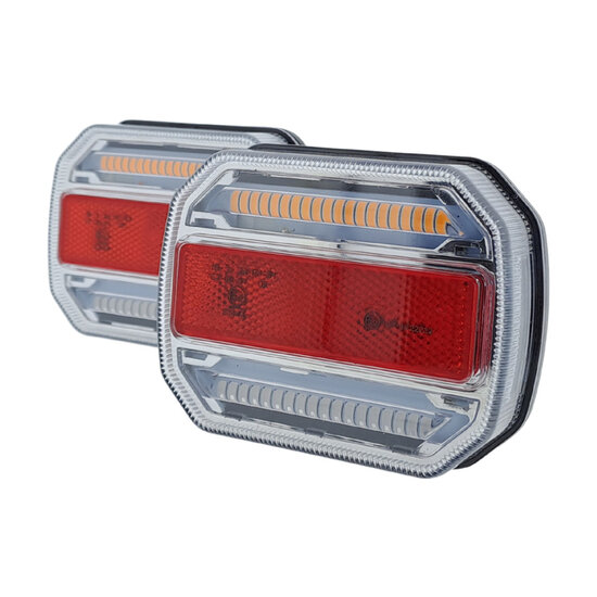 LED Rear Lights Set Wireless 12/24V