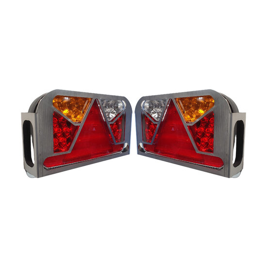 Stainless Steel Rear Light Protector Fristom FT-170 Set