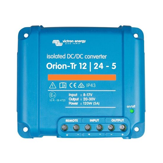 Victron DC Converter 12V > 24V | Orion-Tr 12/24-5A (120W)