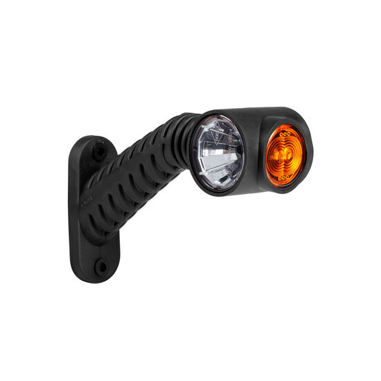 Horpol LED Breedtelamp 3-Functies Schuin Lang Rechts Dark Look