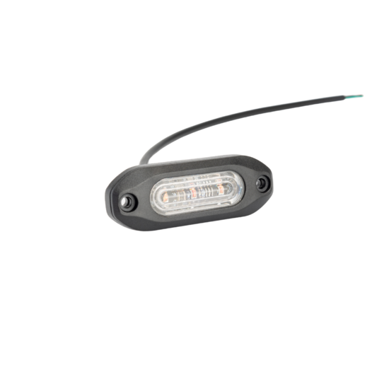 LED Warning Light Orange 12-24V | 3 LED
