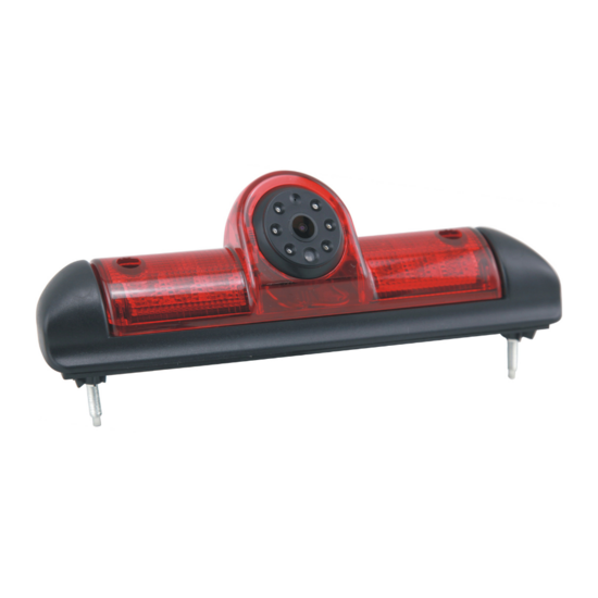 12V License Plate Camera + Brake Light | 4-pin Connection