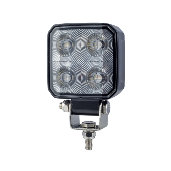 32W LED Work Light + Built-in Orange Warning Light