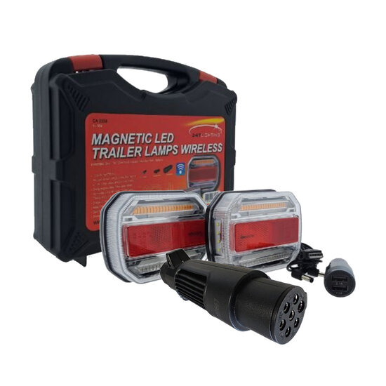 LED Rear Light Set Wireless 24V | 7P Trailer Plug