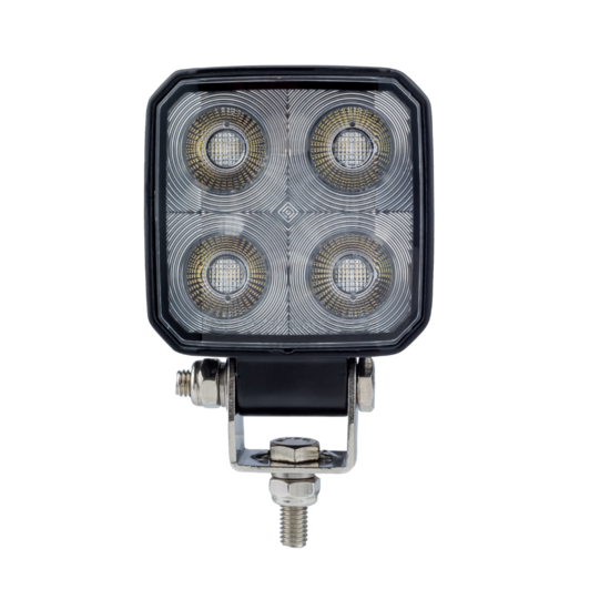 32W LED Work Light + Built-in Orange Warning Light