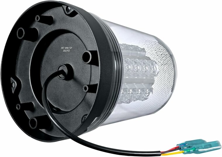 Hella VF700 LED Beacon Orange 12-24 V | Clear Lens