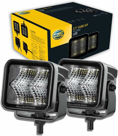 Hella LED Cube Set 2.7&quot; Spotlight | 1FA 358 176-801