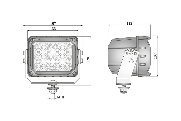 Wesem LED Sprayled 40W 4000LM | Blue light
