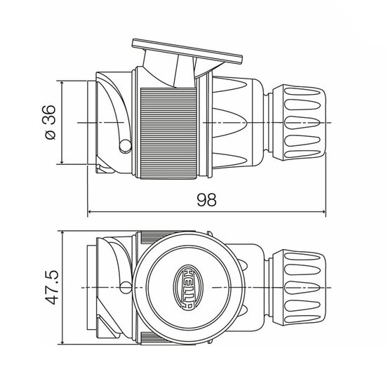 Hella 13-pin plug connection | 8JA 005 951-001