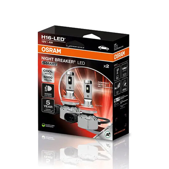 Osram Night Breaker LED Smart H16 ECE-approved Set