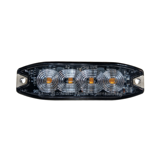 LED Warning Light Orange 12-24V | 4 LED