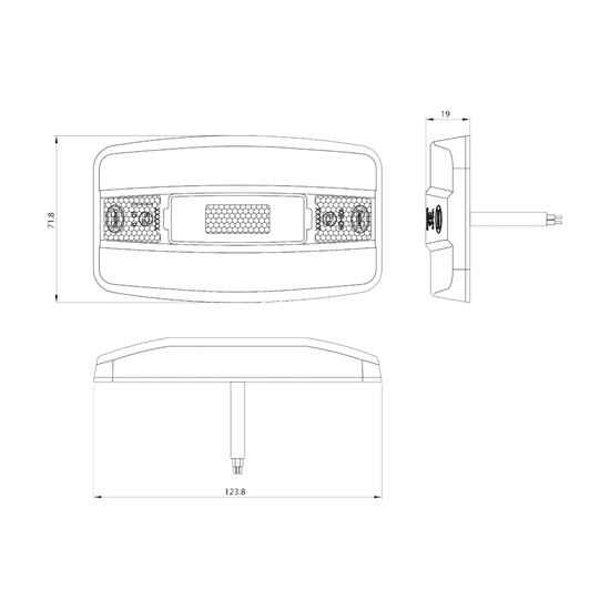 Dasteri LED Side Direction Indicator Lamp DSL-237.05