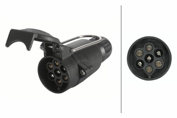 Hella 7-Polige Contrastekker Kunststof | 8JB 001 939-001