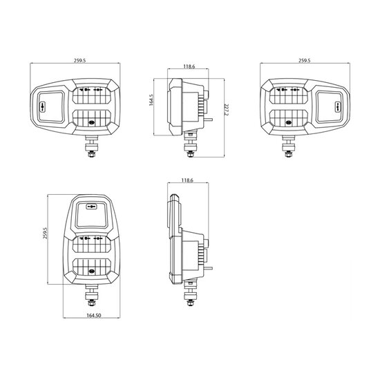 Dasteri Set LED Headlights