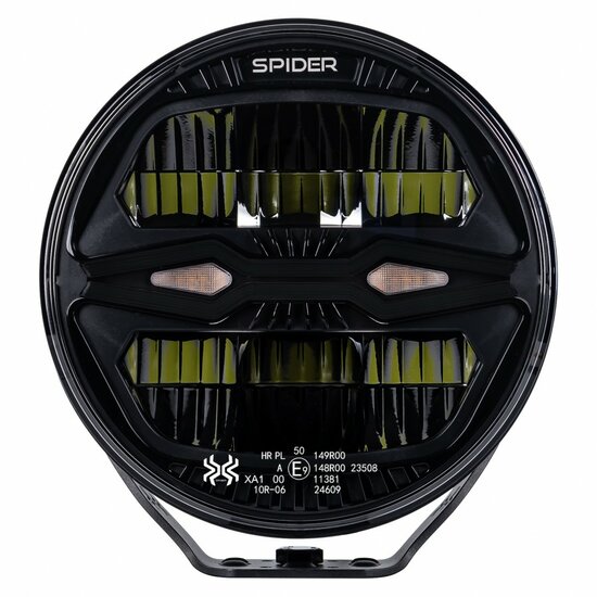 X-Spider Ninja LED Spotlight Round | DRL + LED Flasher