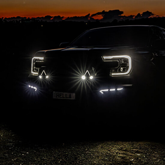 HELLA Antares FF 9&rdquo; LED driving beam High-Boost warning light