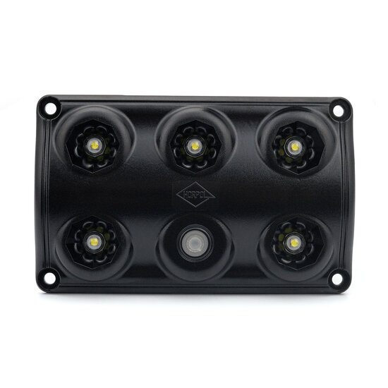 Horpol LED Interior Lamp Black 12-24V | With Switch