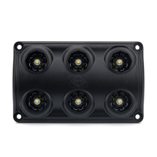 Horpol LED Interior Lamp Black 12-24V | 6-LEDs