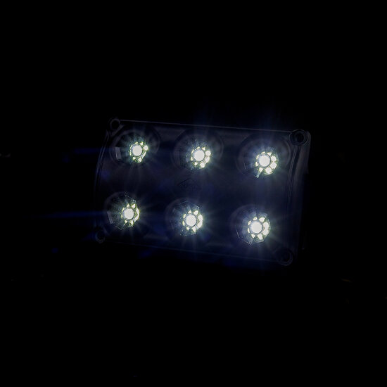 Horpol LED Interior Lamp Black 12-24V | 6-LEDs