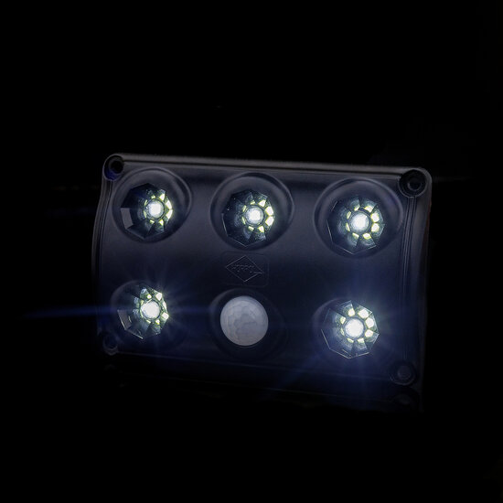 Horpol LED Interior Lamp Black 12-24V | Motion Sensor