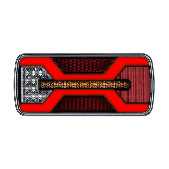 X-Spider LED Tail Light |+ Reversing Light | License Plate Light | 5P Bayonet | Right