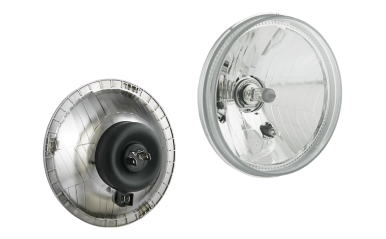 Headlight &Oslash;178 | H4 | Round flush mount