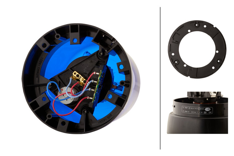 HELLA KL7000 12V blaue Rundumleuchte | Aufbau