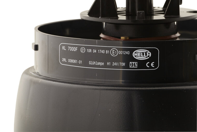 HELLA KL7000 24V Blue Revolving Beacon | surface mount